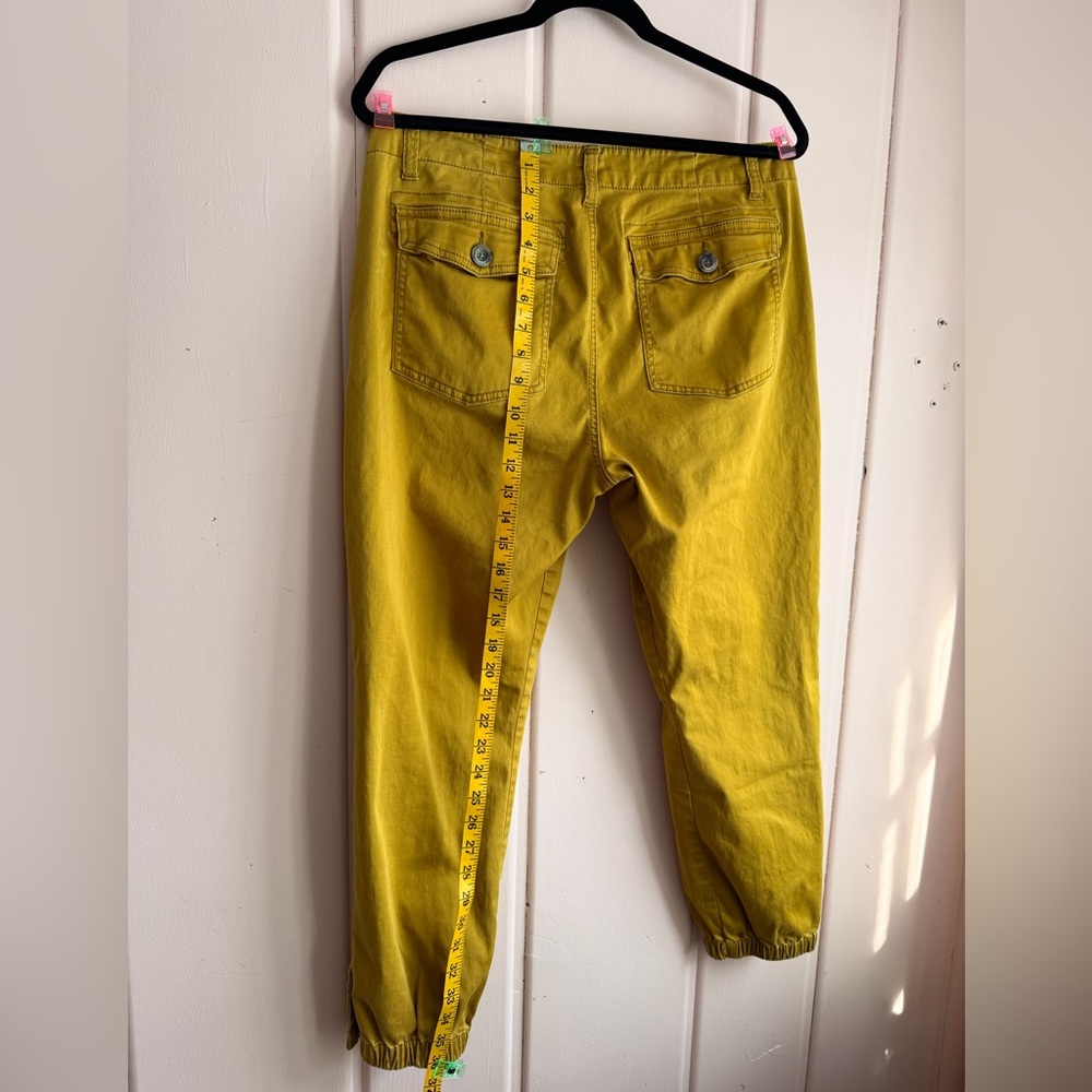 CAbi Womens Yellow Chinos in Marigold sz8 - Picture 4 of 5
